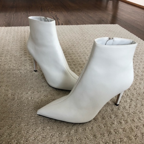 gianni bini white booties
